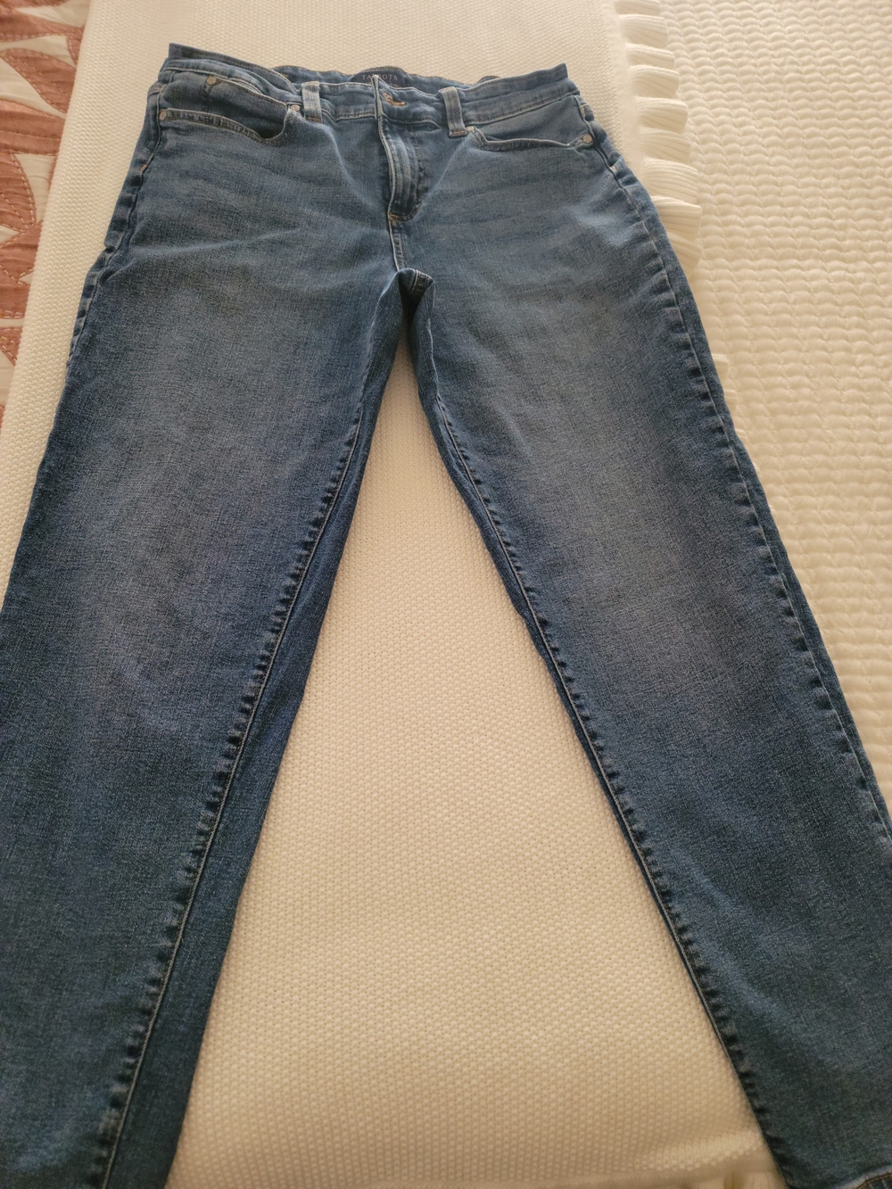 Talbots Light Blue Denim Jeans with Contrast Stitching